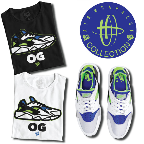 Scream Green Huarache shirts