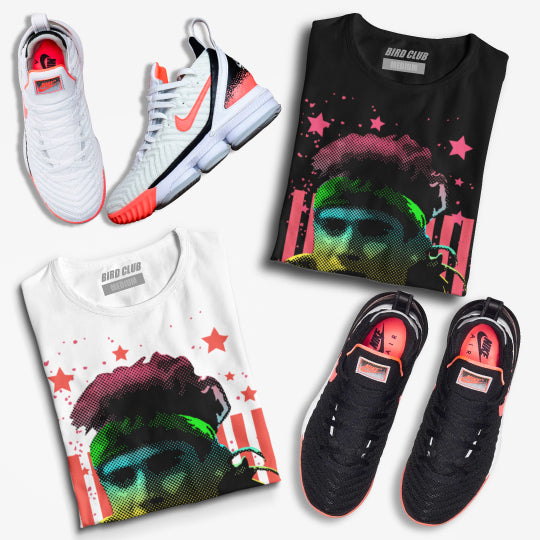 sneaker tees to match Lebron 16 Hot Lava