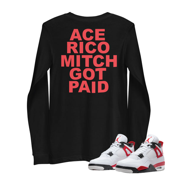 Air Jordan 4 Red Cement shirts