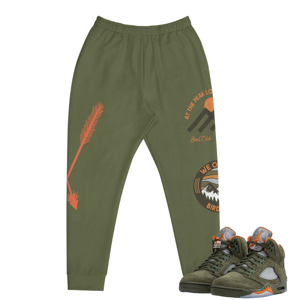 clothing to match Retro 5 Olive Air Jordan Sneakers