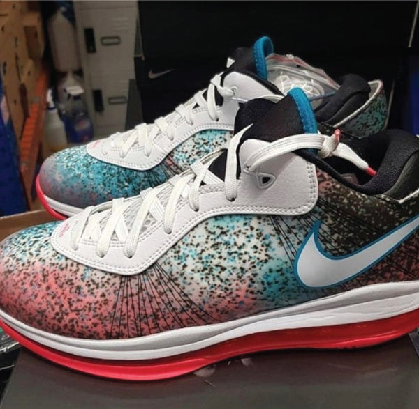 Lebron 8 Miami Nights sneakers and shirts to match