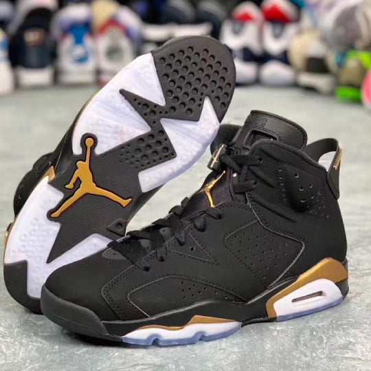 Retro 6 sneaker tees to match Black and Gold DMP sneakers