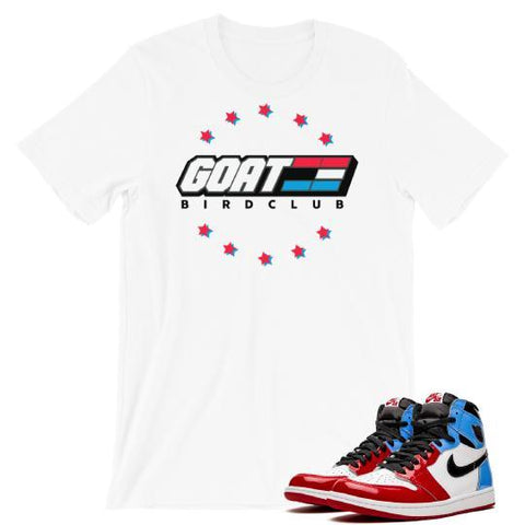 unc to chicago jordan 1 shirt