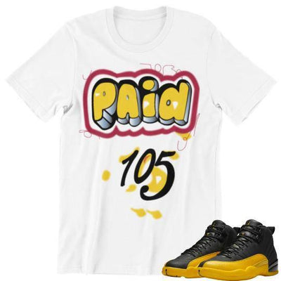 black and yellow jordan 1 shirt