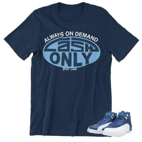 indigo blue jordan shirt