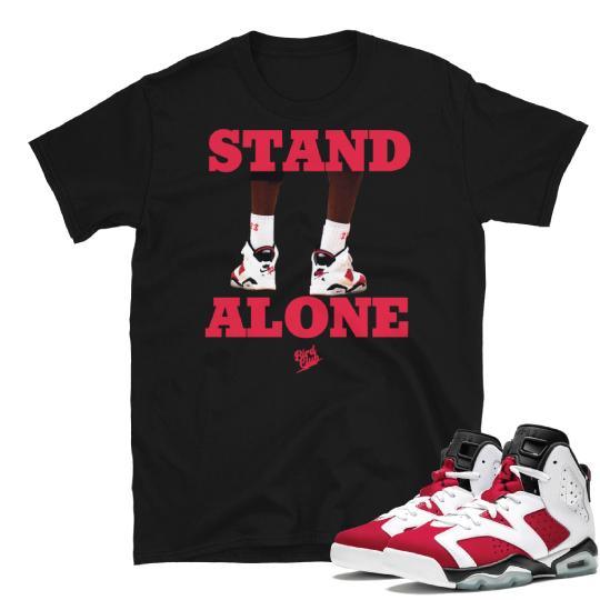 retro 6 carmine shirt