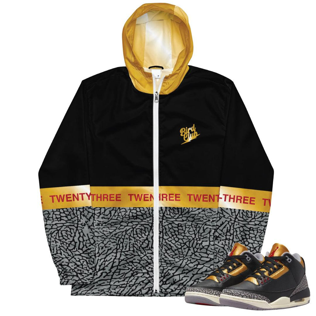 black and gold jordan apparel