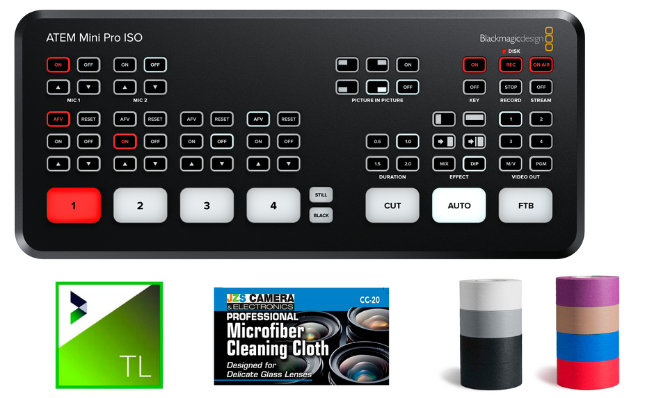 Blackmagic Design ATEM Mini Pro ISO & NewBlue ATEM Captivate