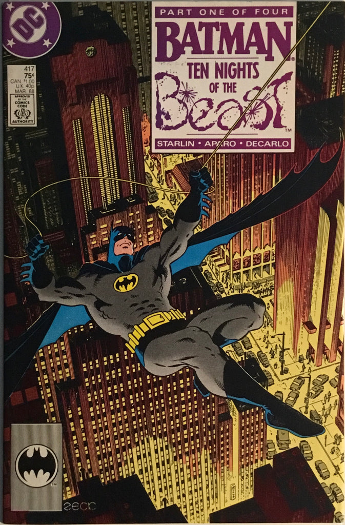 BATMAN (1940-2011) # 417 FIRST APPEARANCE OF KGBEAST – Comics 'R' Us