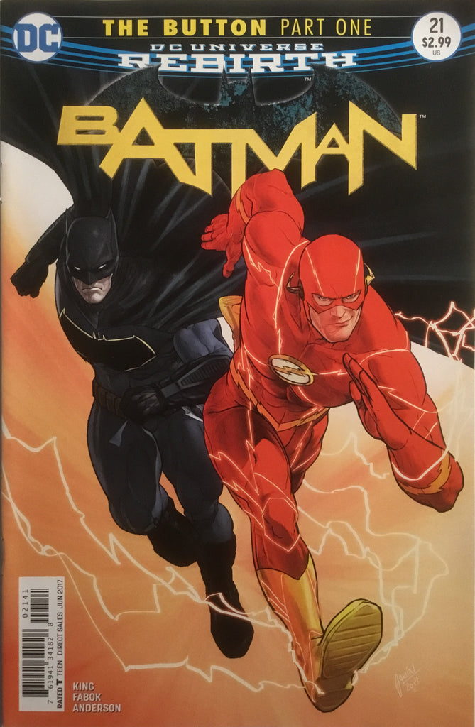 BATMAN (REBIRTH) # 21 THE BUTTON PART 1 – Comics 'R' Us