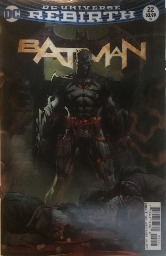BATMAN (REBIRTH) # 22 THE BUTTON PART 3 LENTICULAR COVER – Comics 'R' Us