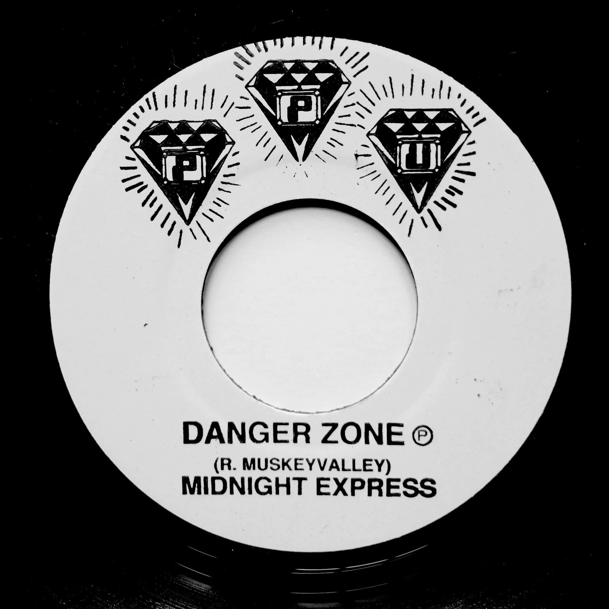 MIDNIGHT EXPRESS "Danger Zone" TRI-FIRE PPU FUNK BOOGIE 7" TEST PRESS
