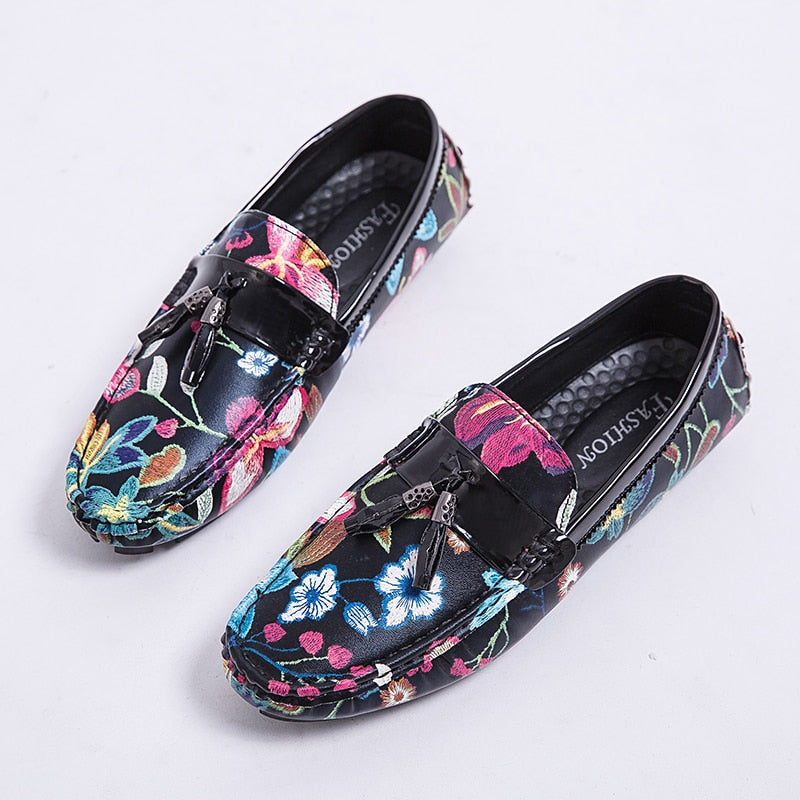 flower shoes men