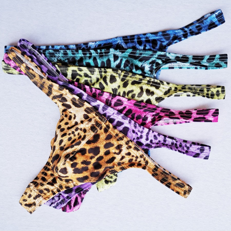 Leopard Printed Pattern Men G-String Thongs – FanFreakz