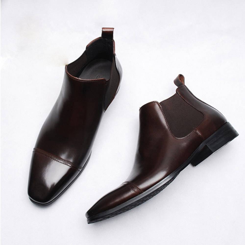 mens chelsea boots square toe