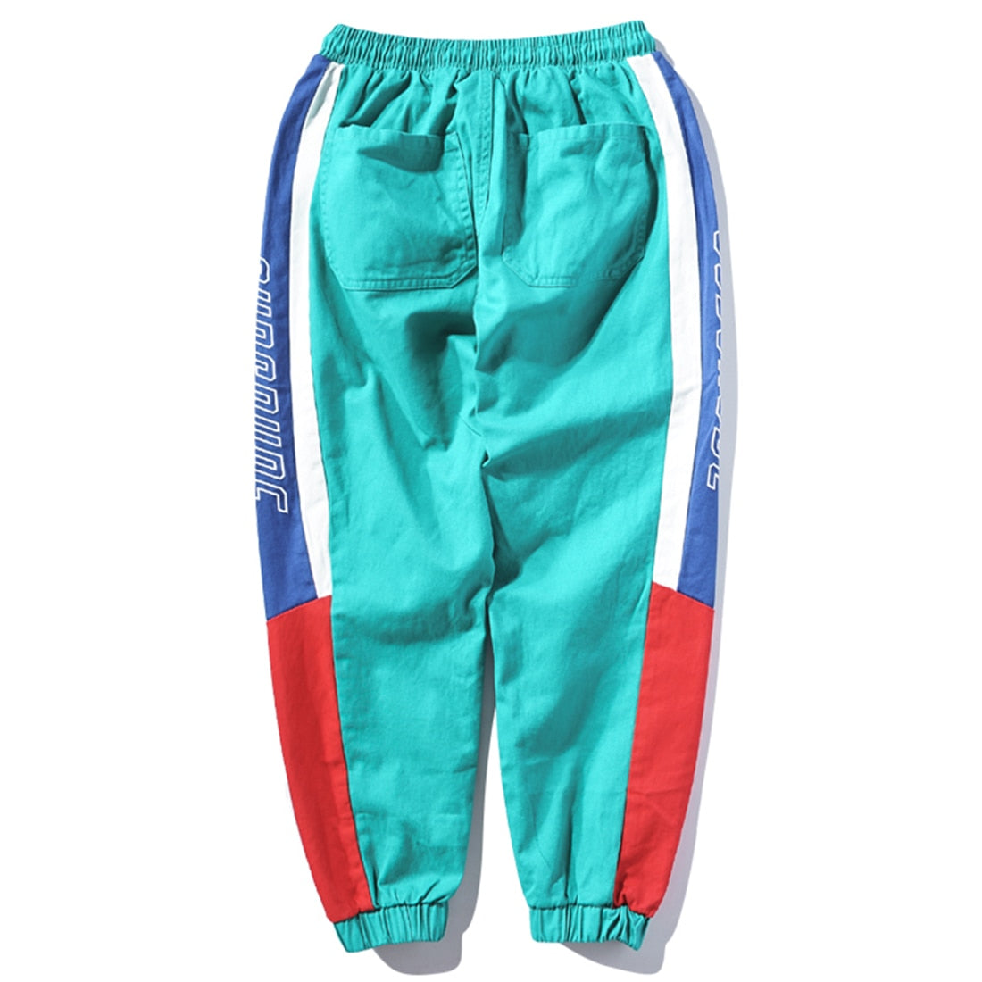 bright colored sweatpants