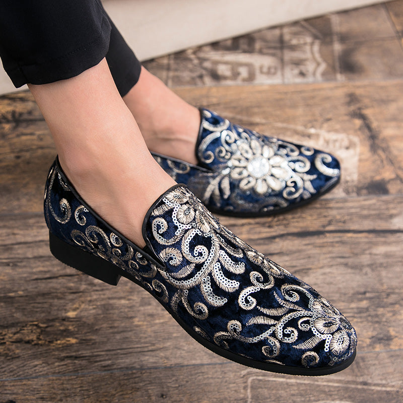 floral loafers men