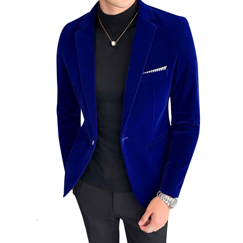 next mens velvet jacket