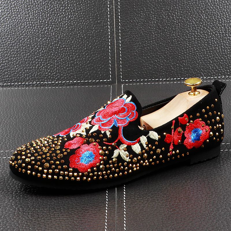 loafers with flowers