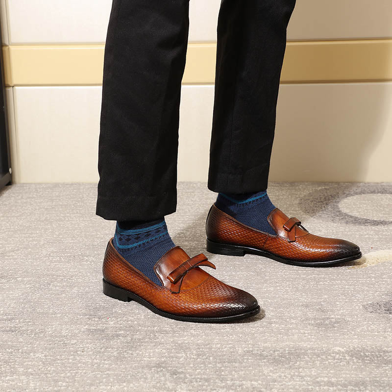 mens bow tie loafers