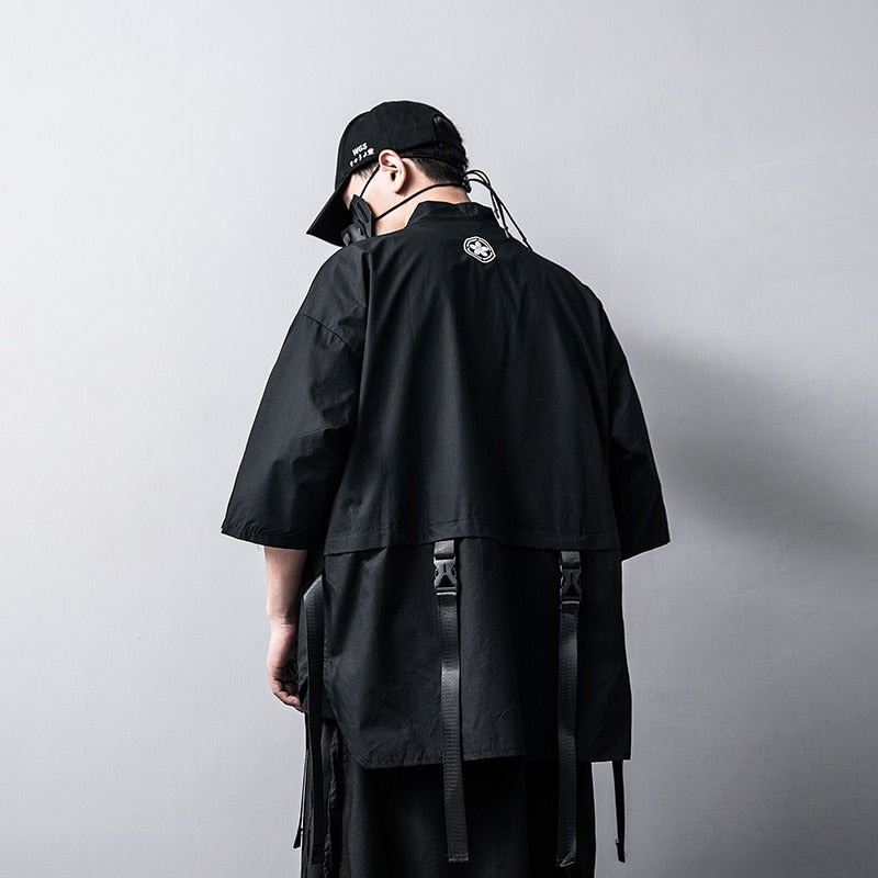 Harajuku Open Stitch Thin Streetwear Style Men Outer – FanFreakz