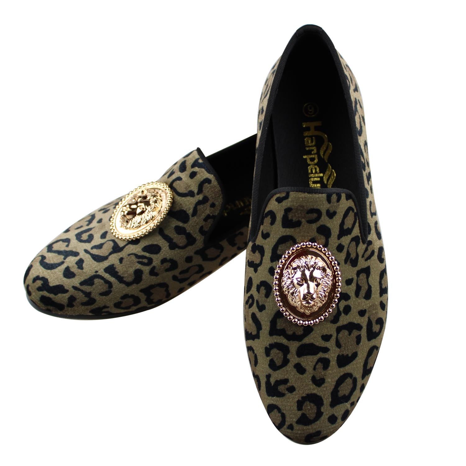 mens animal print loafers