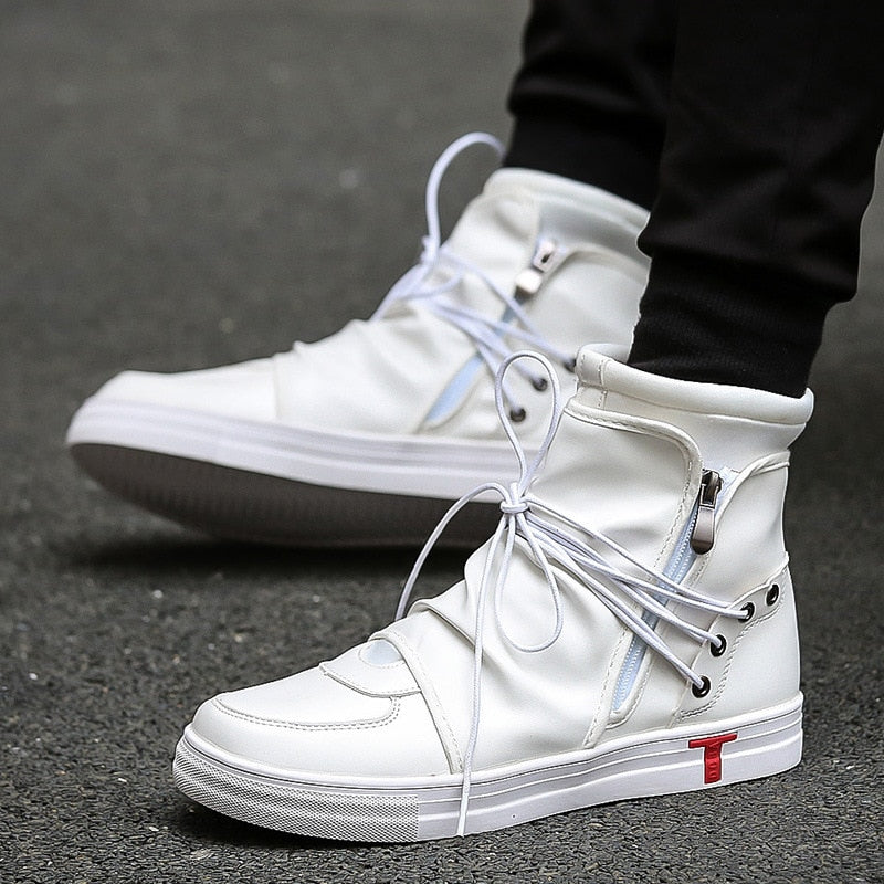 Stylish Cross Tied High Top Design Men 