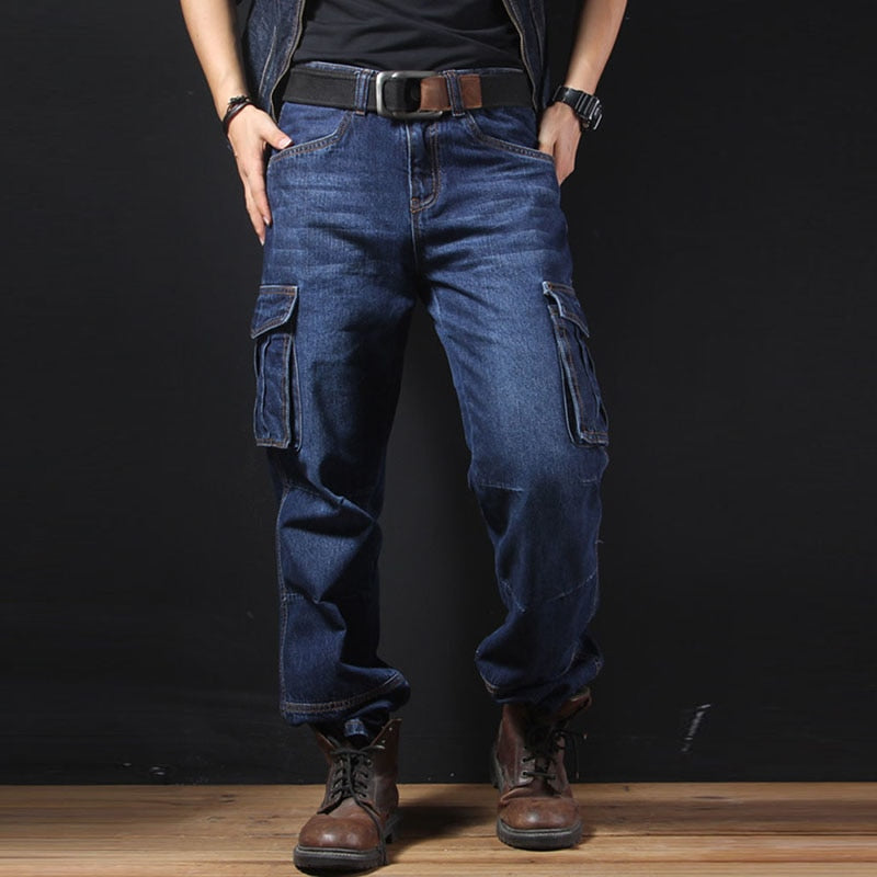 Blue Denim Cargo Pants For Sale Paul Smith