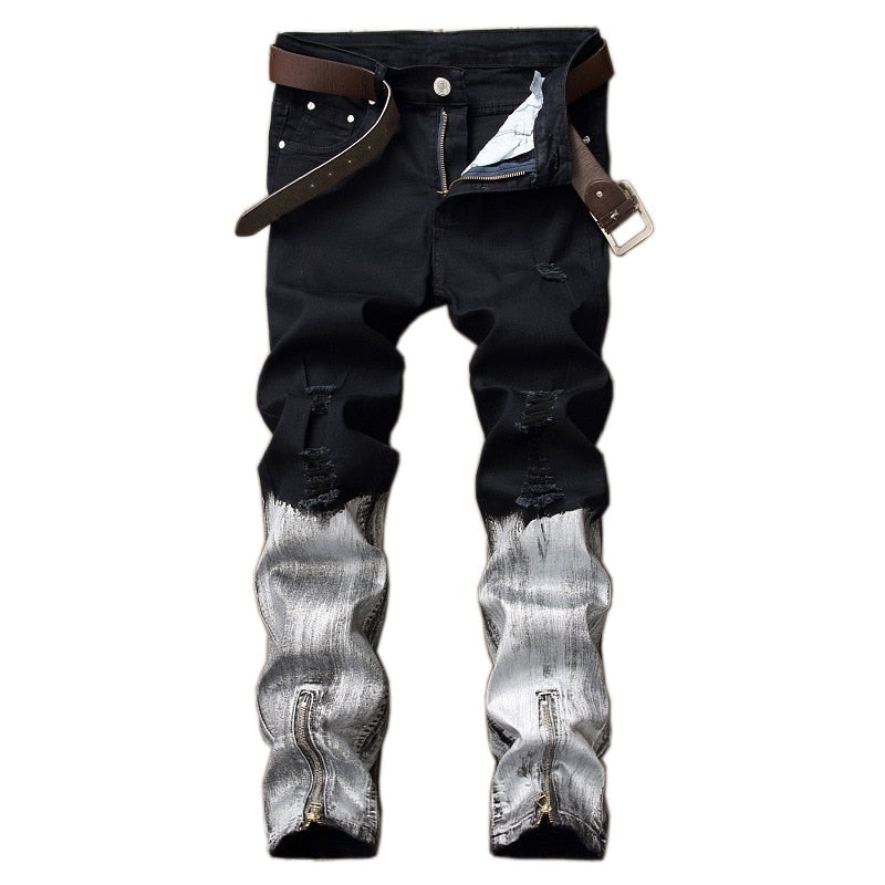 raw denim motorcycle vest