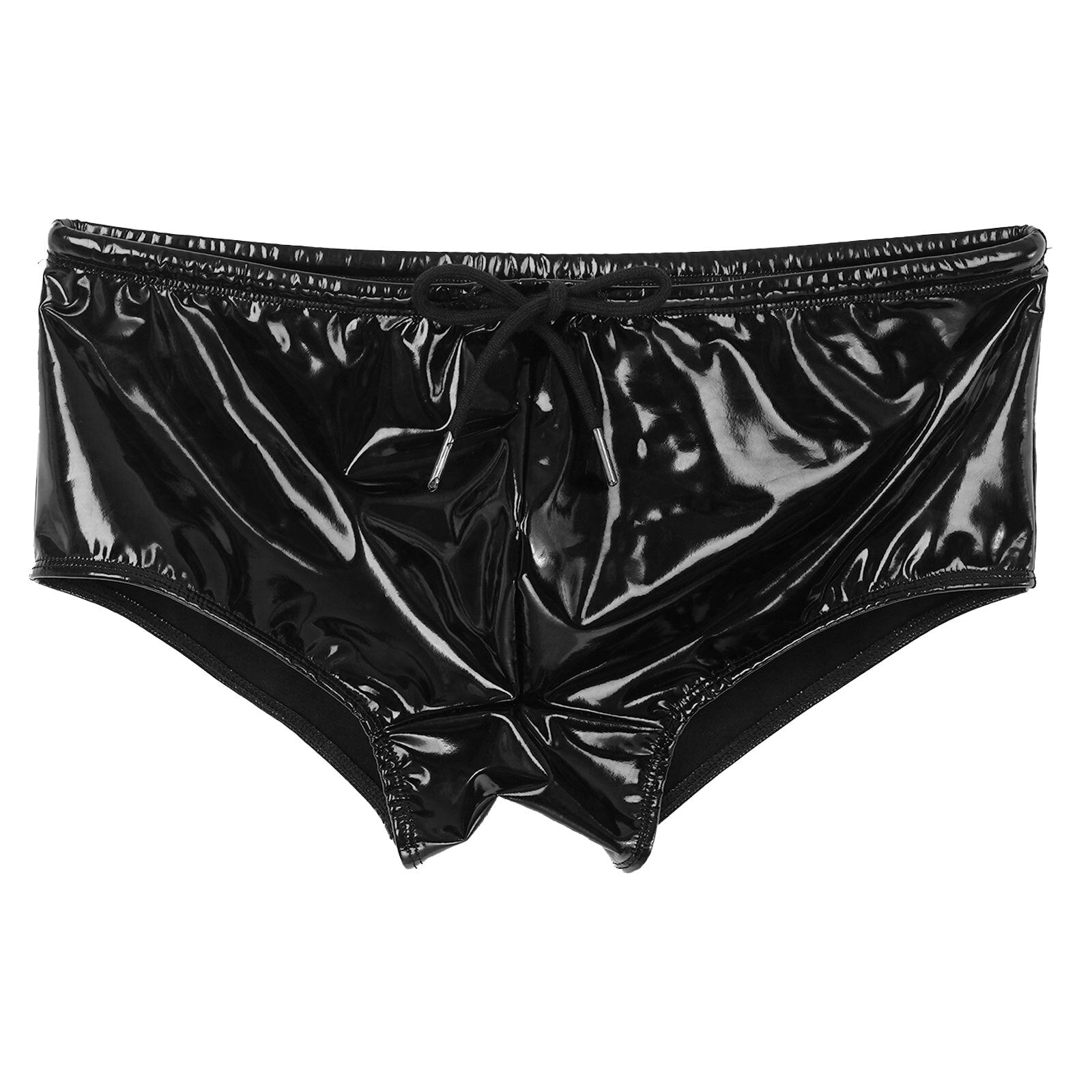 Wet Look Shiny Patent Leather Brief – FanFreakz