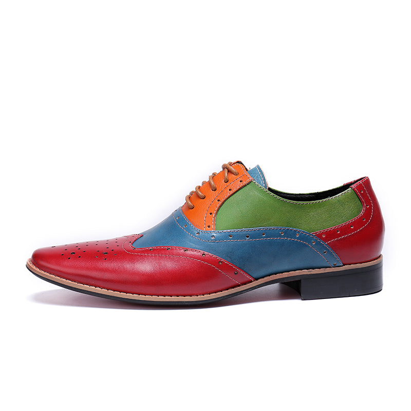 Mixed Multi Colors Men Perforated 