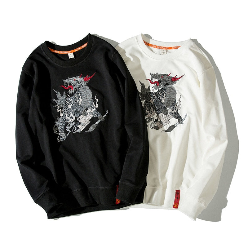 chinese dragon sweatshirt