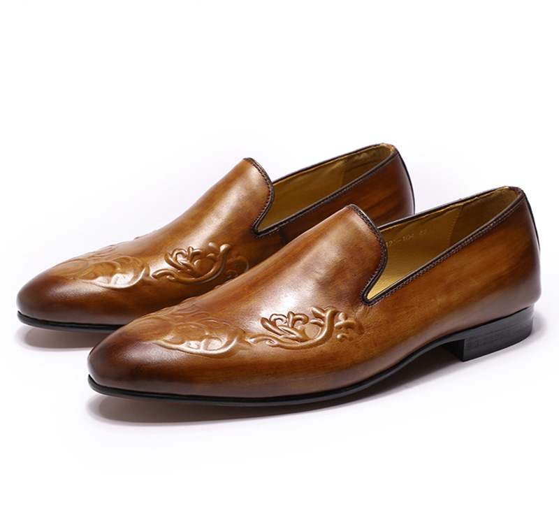 men's genuine leather loafers