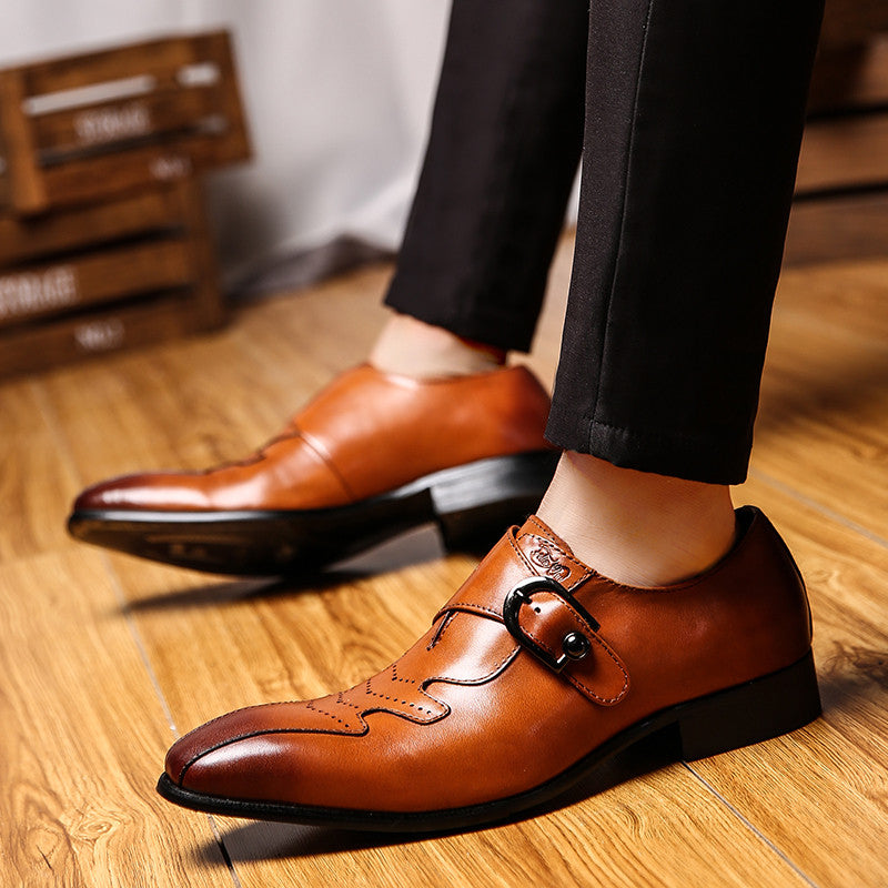 men's monk strap dress shoes