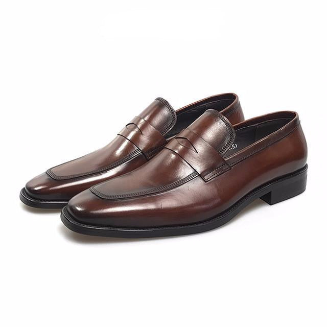 Conservative Italian Men Business Semi Formal Loafer Shoes – FanFreakz