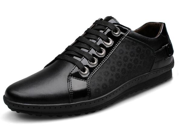 semi casual black shoes