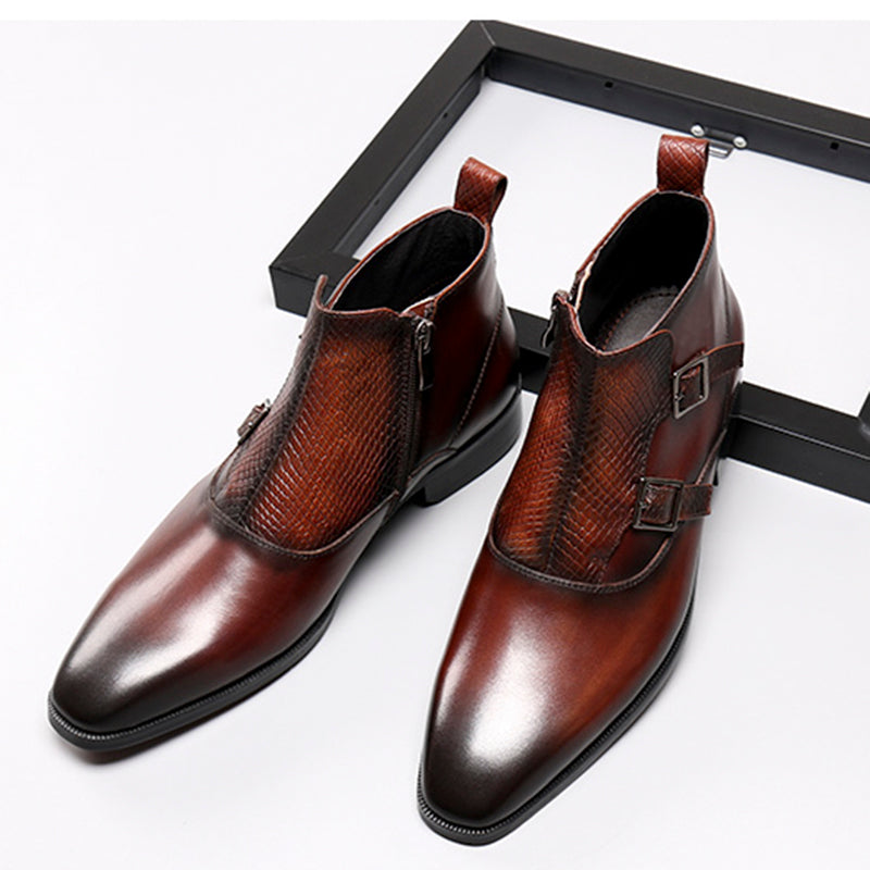 monk strap boots