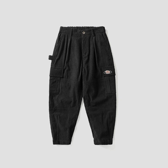 Many Pockets Solid Cargo Pants – FanFreakz