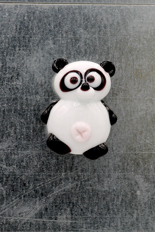 Panda With Glasses Magnet for Sale by jeanmbart