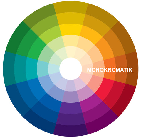 kombinasi warna monokrom