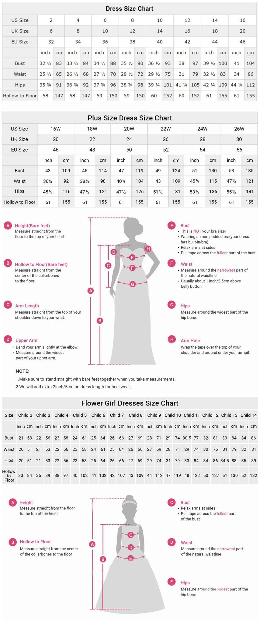 SIZE CHART – ELLEQUEEN