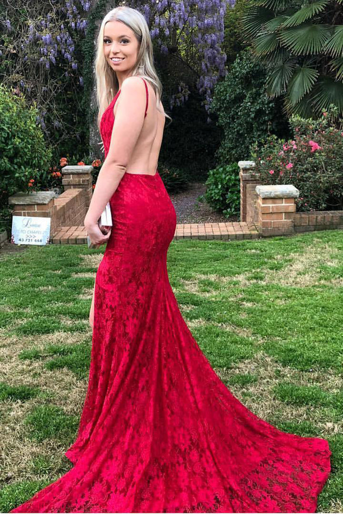 backless prom gown