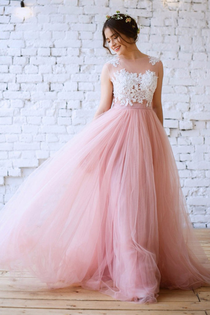 princess tulle prom dress