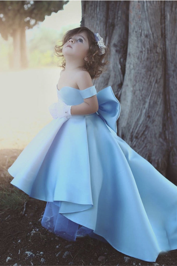 sky blue princess dress