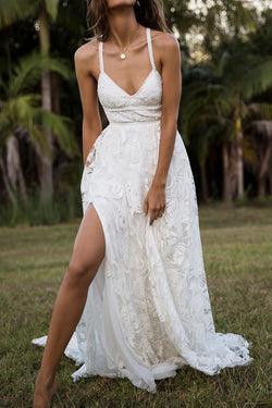 Casual Beach Wedding Dresses Beach Wedding Dresses Online Okdresses