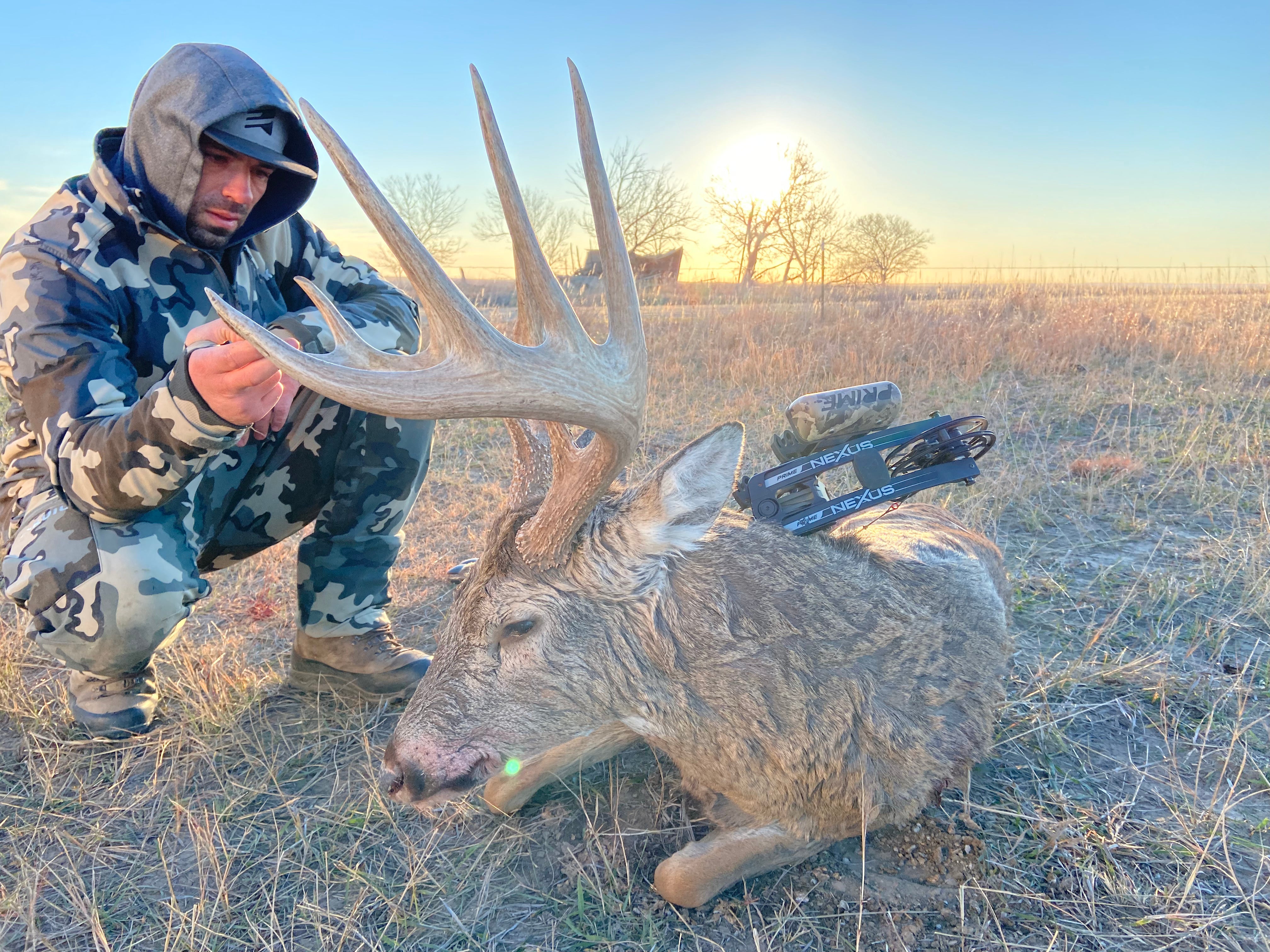 Going hunting. Whitetail Hunting in Kansas.