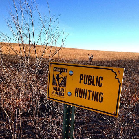 public hunting sign