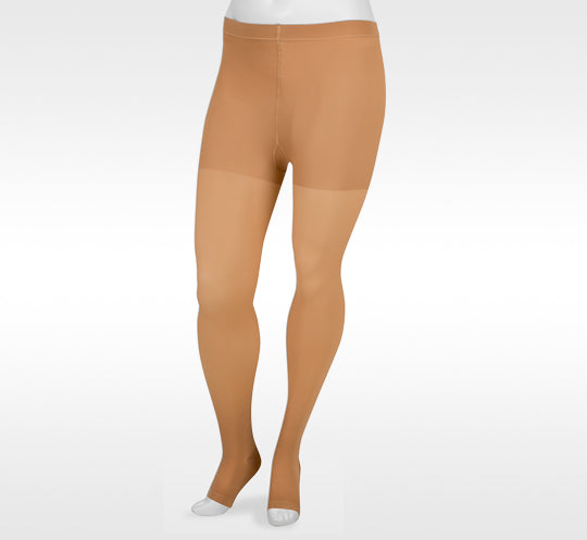 Juzo Basic 4411AT14 Beige Pantyhose Open Toe Compression Pantyhose 20-30 mmhg