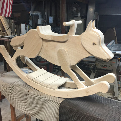 Custom Rocking Fox Set for Staining!