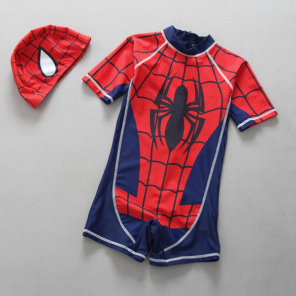 Boys Spiderman Swimsuit – Hallowitch Costumes